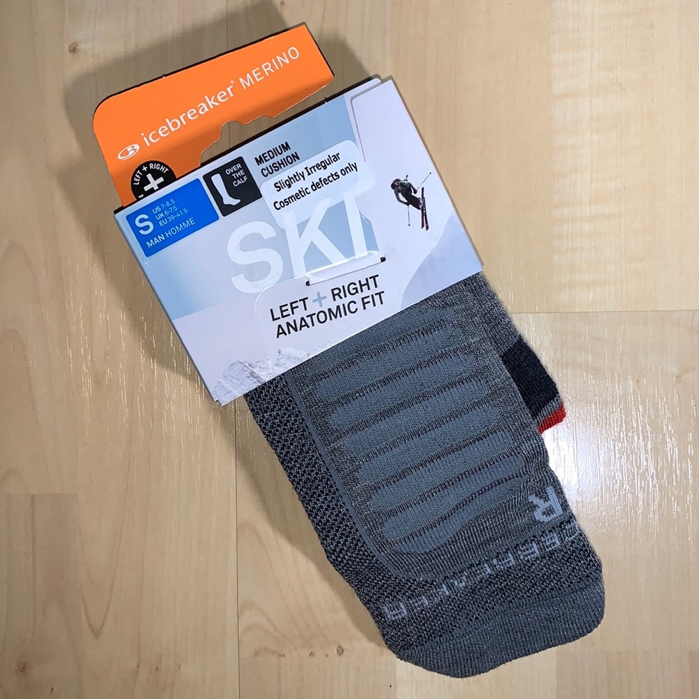 ICEBREAKER SKI + Merino Wool Heritage Over the Calf Socks - Picture 2 of 8